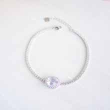 Load image into Gallery viewer, Lavender Moon Quartz Tennis Bracelet
