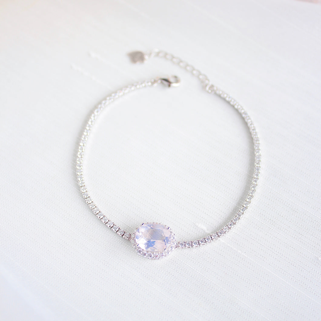 Lavender Moon Quartz Tennis Bracelet