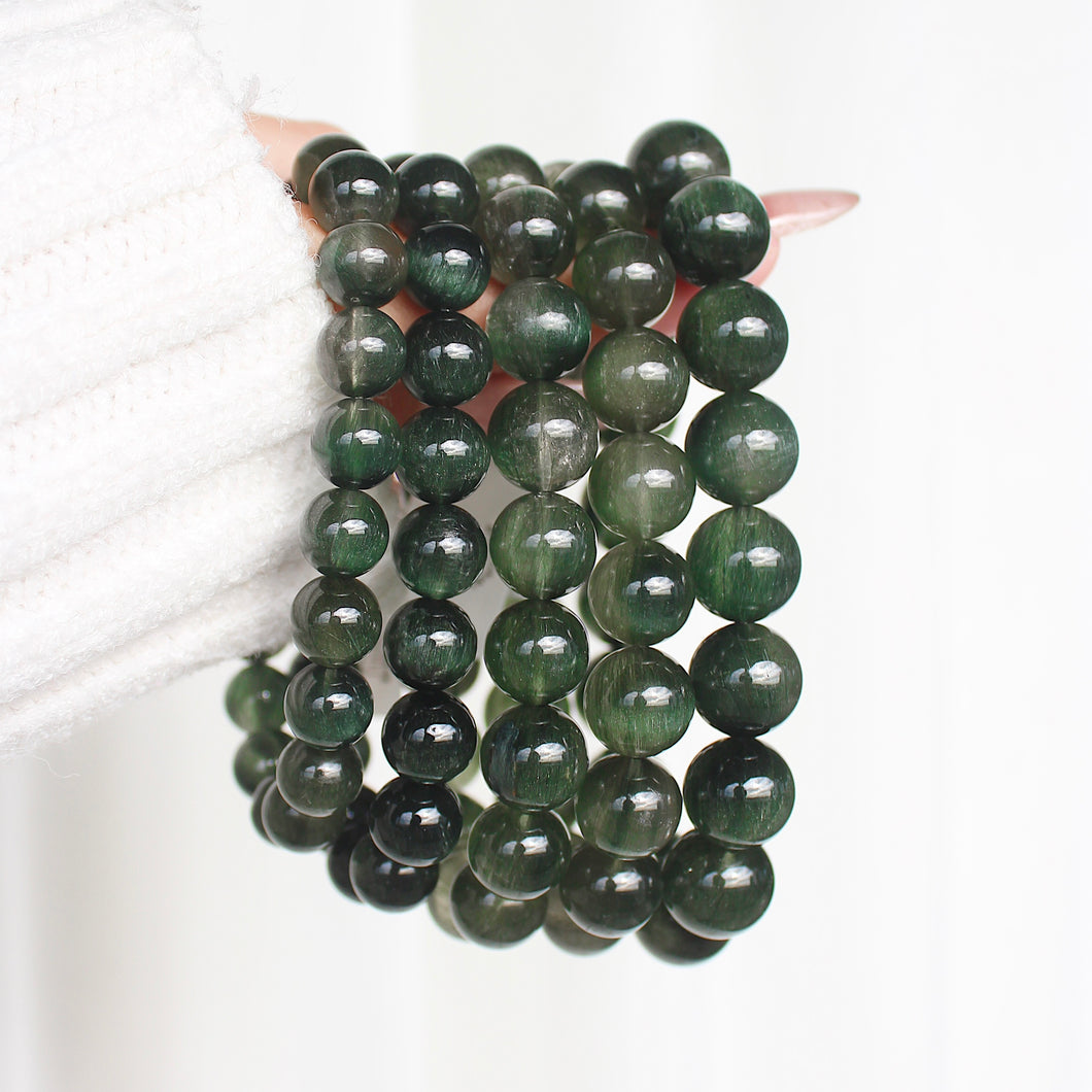 Ultra Collector's Green Rutile Bracelet